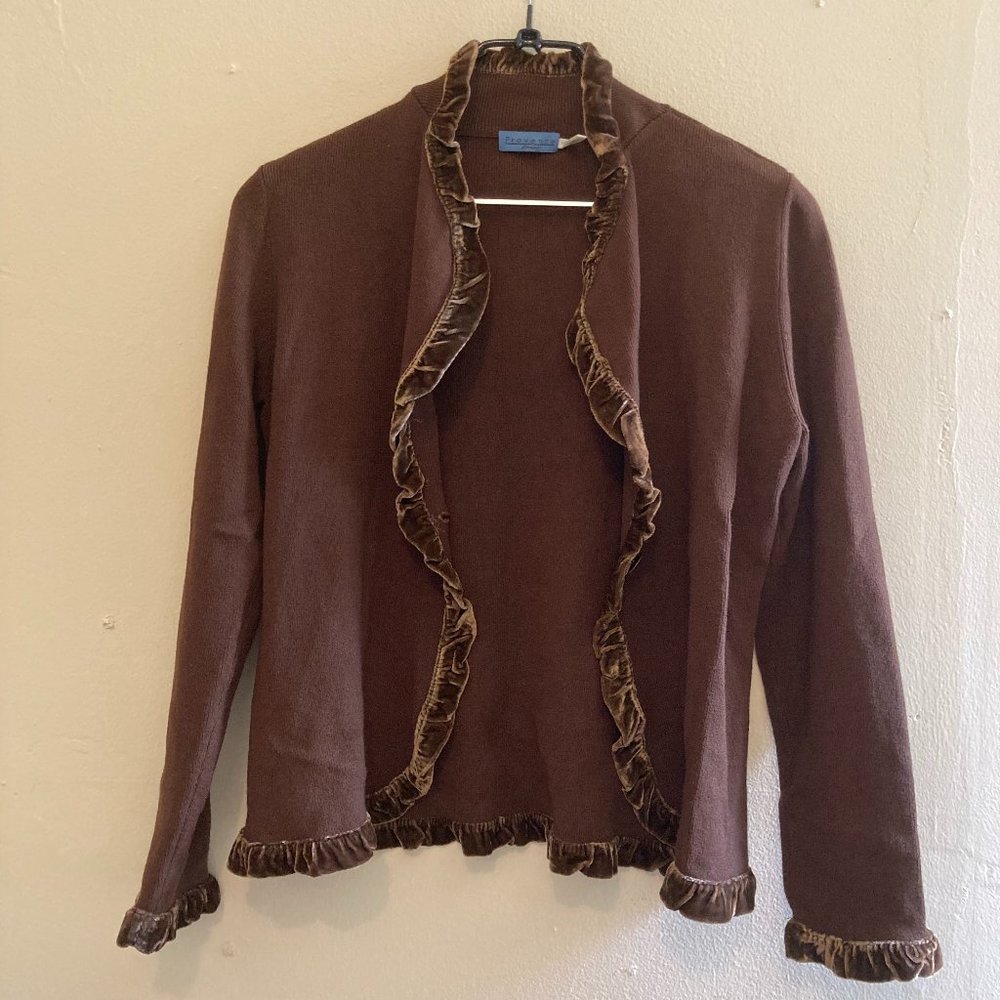 Provence D'amour Brown Cardigan Size M